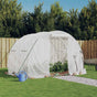 Greenhouse with Steel Frame White 6 m? 3x2x2 m