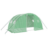 Greenhouse with Steel Frame Green 8 m? 4x2x2 m