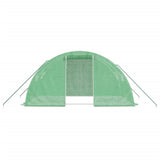 Greenhouse with Steel Frame Green 8 m? 4x2x2 m