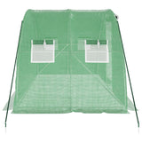Greenhouse with Steel Frame Green 8 m² 4x2x2 m - 45-Degree Angle