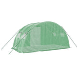 Greenhouse with Steel Frame Green 8 m? 4x2x2 m