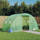Greenhouse with Steel Frame Green 8 m? 4x2x2 m