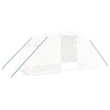 Greenhouse with Steel Frame White 8 m? 4x2x2 m