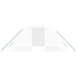 Greenhouse with Steel Frame White 8 m? 4x2x2 m