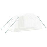 Greenhouse with Steel Frame White 8 m? 4x2x2 m
