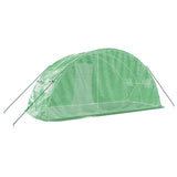 Greenhouse with Steel Frame Green 10 m? 5x2x2.3 m