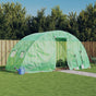 Greenhouse with Steel Frame Green 10 m? 5x2x2.3 m