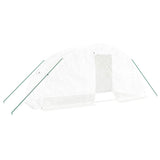 Greenhouse with Steel Frame White 10 m? 5x2x2.3 m