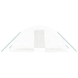 Greenhouse with Steel Frame White 10 m? 5x2x2.3 m