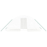 Greenhouse with Steel Frame White 10 m² 5x2x2.3 m - Top-Down View