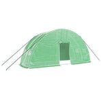 Greenhouse with Steel Frame Green 12 m? 6x2x2.85 m
