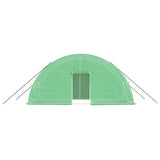 Greenhouse with Steel Frame Green 12 m² 6x2x2.85 m - Top-Down View
