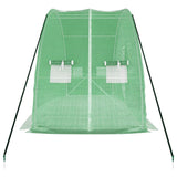 Greenhouse with Steel Frame Green 12 m? 6x2x2.85 m