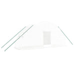 Greenhouse with Steel Frame White 12 m? 6x2x2.85 m