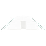 Greenhouse with Steel Frame White 12 m? 6x2x2.85 m