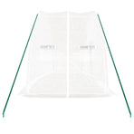 Greenhouse with Steel Frame White 12 m? 6x2x2.85 m