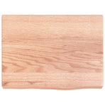 Wall Shelf Light Brown 40x30x(2-4) cm Treated Solid Wood Oak
