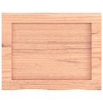 Wall Shelf Light Brown 40x30x(2-4) cm Treated Solid Wood Oak
