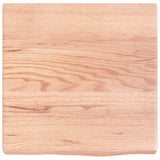 Wall Shelf Light Brown 40x40x(2-4) cm Treated Solid Wood Oak - Top-Down View
