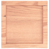 Wall Shelf Light Brown 40x40x(2-4) cm Treated Solid Wood Oak - 45-Degree Angle