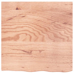 Wall Shelf Light Brown 60x60x2 cm Treated Solid Wood Oak