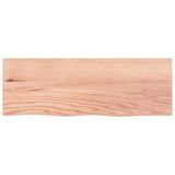 Wall Shelf Light Brown 80x30x2 cm Treated Solid Wood Oak