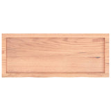 Wall Shelf Light Brown 100x40x(2-6) cm Treated Solid Wood Oak - 45-Degree Angle
