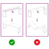 Wall Shelf Light Brown 120x30x(2-4) cm Treated Solid Wood Oak - Top-Down View