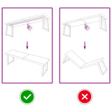 Wall Shelf Light Brown 140x30x(2-4) cm Treated Solid Wood Oak - Top-Down View