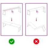 Wall Shelf Light Brown 160x40x(2-4) cm Treated Solid Wood Oak - Top-Down View