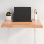 Table Top Light Brown 60x40x(2-4) cm Live Edge
