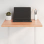 Table Top Light Brown 60x60x2 cm Solid Wood Oak Live Edge