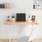 Table Top Light Brown 100x40x(2-4) cm Live Edge