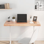Table Top Light Brown 100x40x(2-6) cm Live Edge