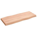 Table Top Light Brown 100x40x(2-6) cm Live Edge