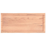 Table Top Light Brown 100x40x(2-6) cm Live Edge