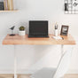 Table Top Light Brown 100x50x(2-6) cm Live Edge