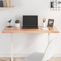 Table Top Light Brown 100x60x2 cm Treated Live Edge