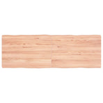 Table Top Light Brown 120x40x(2-4) cm Live Edge