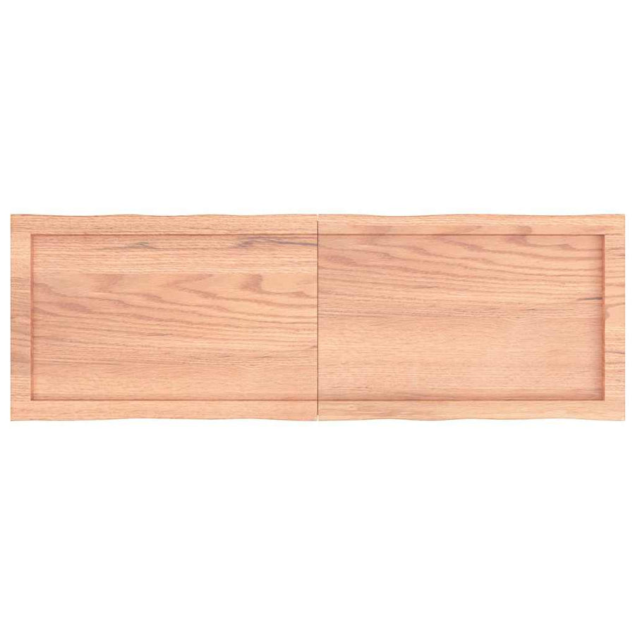 Table Top Light Brown 120x40x(2-4) cm Live Edge