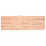 Table Top Light Brown 120x40x(2-4) cm Live Edge