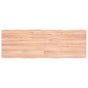 Table Top Light Brown 120x40x(2-4) cm Live Edge