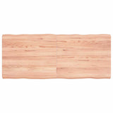 Table Top Light Brown 120x50x(2-6)cm Treated Solid Wood Live Edge