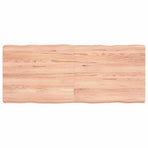 Table Top Light Brown 120x50x(2-6) cm Live Edge