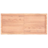 Table Top Light Brown 120x50x(2-6)cm Treated Solid Wood Live Edge