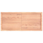 Table Top Light Brown 120x50x(2-6) cm Live Edge