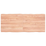 Table Top Light Brown 120x50x(2-6) cm Live Edge
