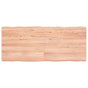 Table Top Light Brown 120x50x(2-6) cm Live Edge