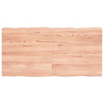 Table Top Light Brown 120x60x(2-4) cm Live Edge