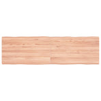 Table Top Light Brown 140x40x(2-4) cm Live Edge